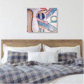 Cobra-Gott, ägyptisch Leinwanddruck (Insitu (Schlafzimmer))