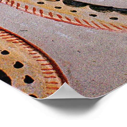 Cobra-Gott, ägyptisch Poster (Ecke)