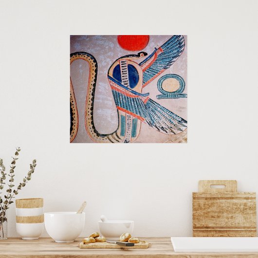 Cobra-Gott, ägyptisch Poster (Küche)