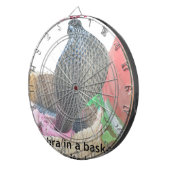 Cobra in Basket Art Print Dartscheibe (Vorderseite rechts)