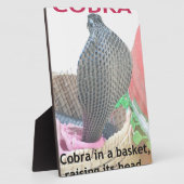 Cobra in Basket Art Print Fotoplatte (Seite)