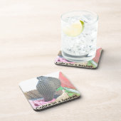 Cobra in Basket Art Print Getränkeuntersetzer (Rechte Seite)