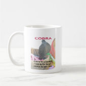 Cobra in Basket Art Print Kaffeetasse (Links)