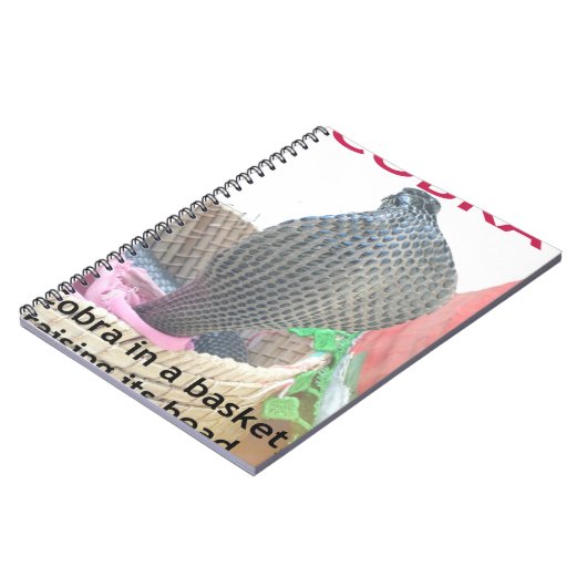 Cobra in Basket Art Print Notizblock (Linke Seite)