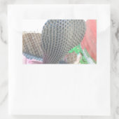 Cobra in Basket Art Print Rechteckiger Aufkleber (Tasche)