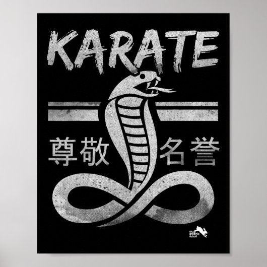 Cobra Karate Kampfsport Poster (Vorne)