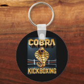 Cobra Kickboxing Design By Don Castillo Schlüsselanhänger (Vorderseite)