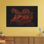 Cobra Leinwanddruck (Insitu (Wohnzimmer))