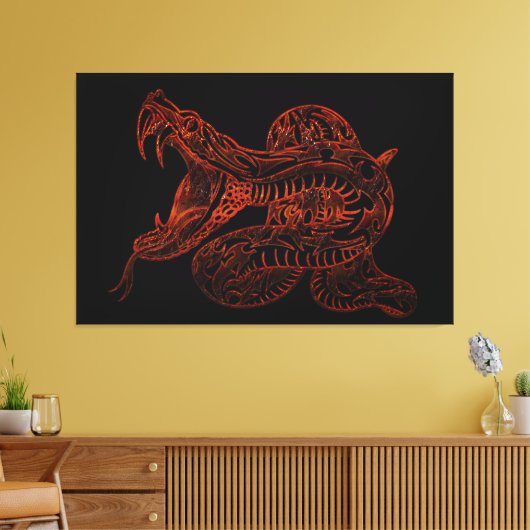 Cobra Leinwanddruck (Insitu (Wohnzimmer))