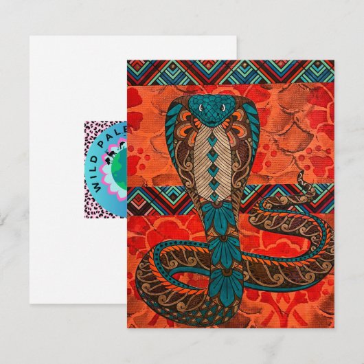 Cobra Mitteilungskarte (Vorne/Hinten)