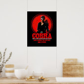 Cobra Movie Retro Poster (Küche)