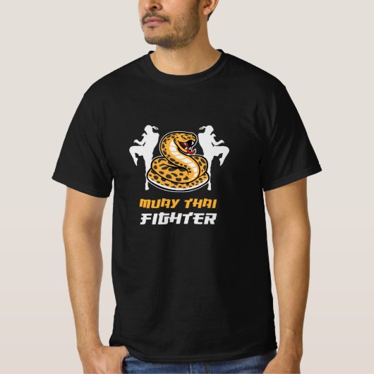 Cobra Muay Thai Kämpfer T-Shirt (Vorderseite)