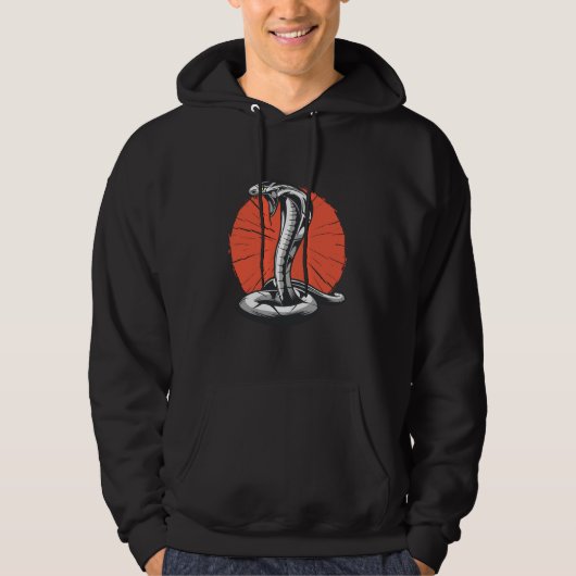 Cobra Open Hood, Schlangenangriffe Hoodie (Vorderseite)
