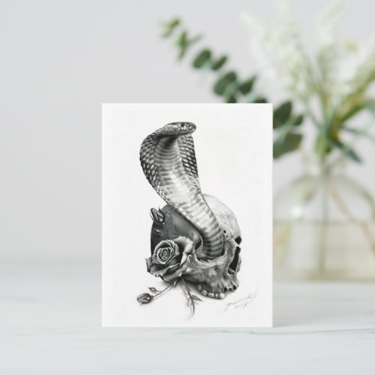 COBRA Postkarte (Stehend Vorderseite)