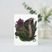 Cobra Postkarte (Stehend Vorderseite)