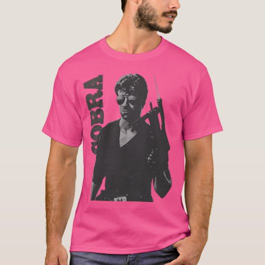 Cobra Retro Poster T-Shirt (Vorderseite)