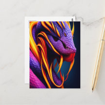 Cobra-Schlange mit lebhaften orangefarbenen und li