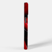 Cobra-Schlange mit lebhaften roten Schuppen und bl Case-Mate iPhone Hülle (Rückseite / Rechts)