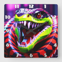 Cobra-Schlange mit limitierten grünen Lippen und r