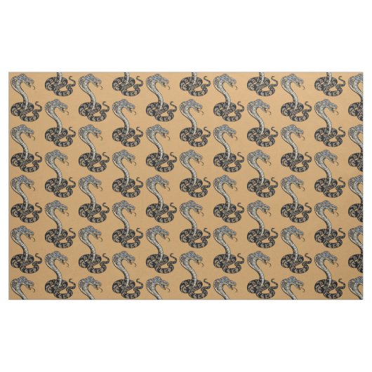 Cobra-Schlange Stoff (Fat Quarter (45,7 x 55,9 cm))