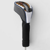 Cobra-Schlangenillustration Schlangendesign Leder Golf Headcover (angewinkelt)