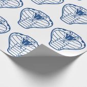 Cobra Snake Blue Animal python Venomous Geschenkpapier (Ecke)