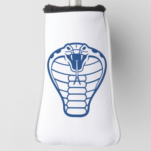 Cobra Snake Blue Animals King venomous Boa Golf Headcover (Rotieren 90)