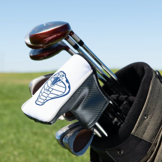 Cobra Snake Blue Animals King venomous Boa Golf Headcover (In Situ)