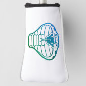 Cobra Snake Green Illustration Animals King Golf Headcover (Rotieren 90)