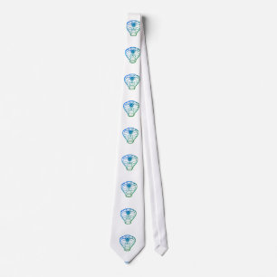 Cobra Snake Green Illustration Boa Reptile Krawatte