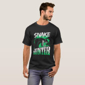 Cobra Snake Head Snake Hunter T-Shirt (Vorne ganz)