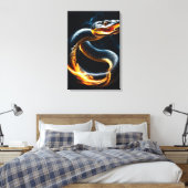 Cobra Snake Leinwanddruck (Insitu (Schlafzimmer))