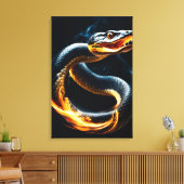 Cobra Snake Leinwanddruck (Insitu (Wohnzimmer))