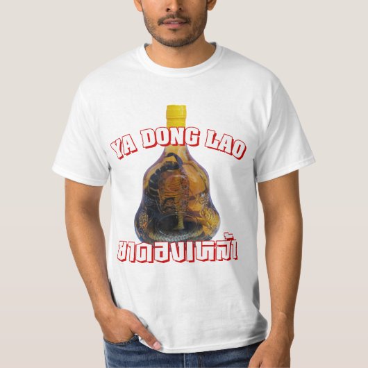 Cobra Snake Vs Scorpion Whiskey ... Yadong Lao T-Shirt (Vorderseite)