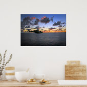 Cobra Sunset Poster (Küche)