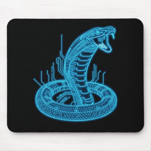 „Cobra – Symbol der Macht und Wachsamkeit“ Mousepad (Vorne)