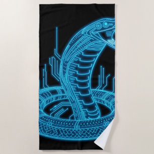 „Cobra – Symbol der Macht und Wachsamkeit“ Strandtuch