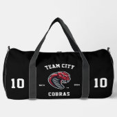 Cobras "Anpassbares" Sportteam Duffle Bag (Vorderseite)