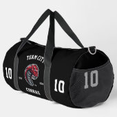 Cobras "Customizable" Sport Team Duffle Bag (Rechte Ecke)