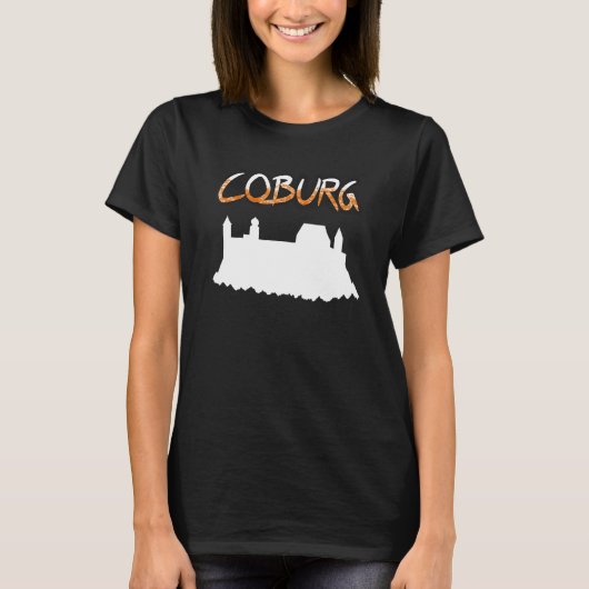 Coburg Mit Der Veste Veste Coburg Castle T-Shirt (Vorderseite)