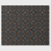 Cobweb Checkerboard Geschenkpapier (Flach)