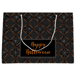 Cobweb Checkerboard Große Geschenktüte