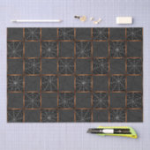 Cobweb Checkerboard Seidenpapier (Handwerk)