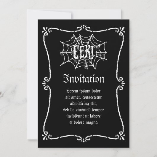 Cobweb EEK Einladung (Vorderseite)