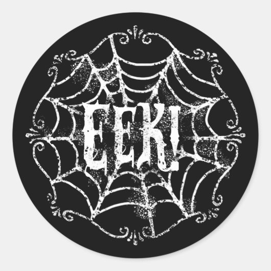 Cobweb EEK Runder Aufkleber (Vorderseite)