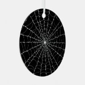 Cobweb Goth Ornament Aus Metall (Vorderseite Rechts)