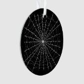 Cobweb Spooky Goth Ornament (Vorderseite)