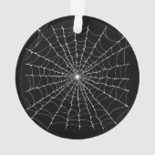 Cobweb Spooky Goth Ornament (Rückseite)