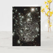 Cobweb Stars Card Karte (Gelbe Blume)