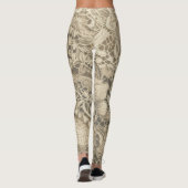 "Cobweb White Vintag Lace" Leggings (Rückseite)